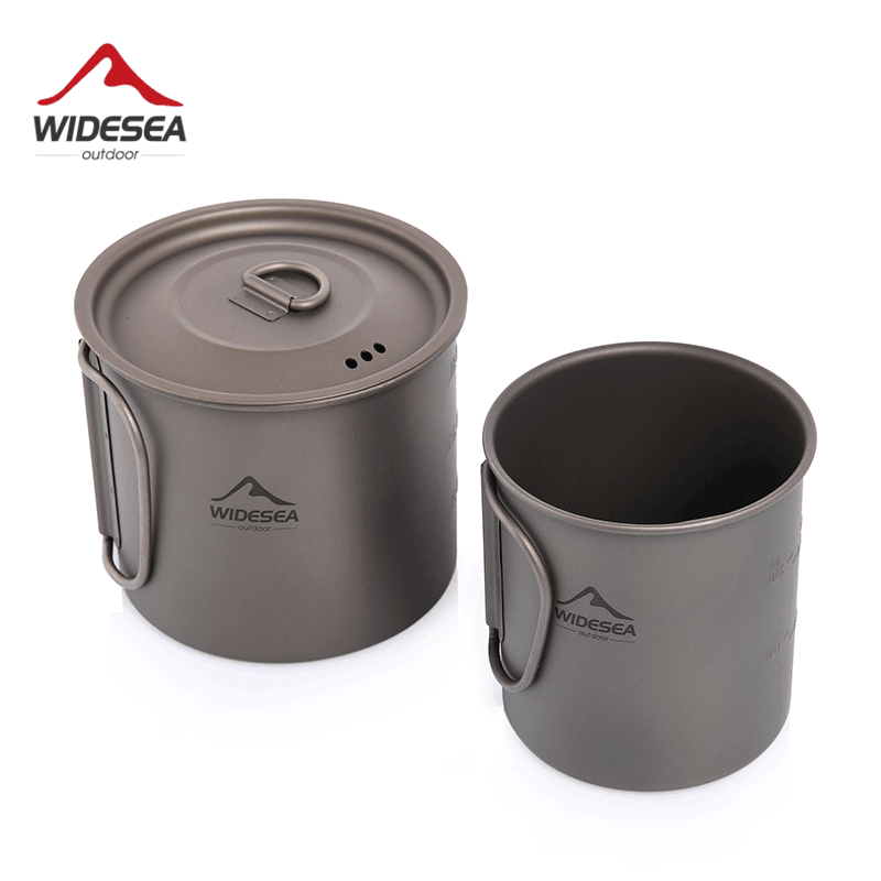 Camping Cooking Utensil Organizer - Widesea Camping Mug Titanium Cup Tourist