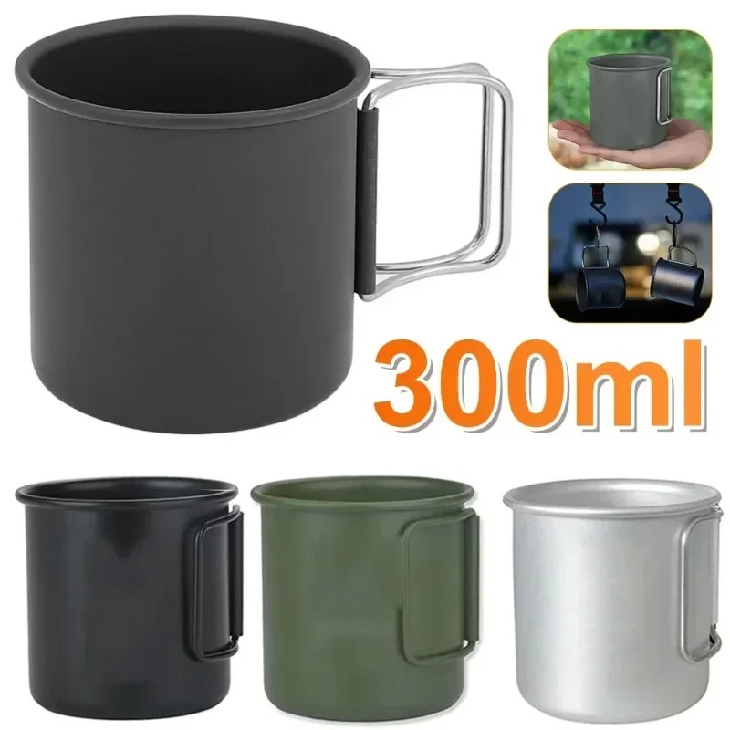 Camping Cooking Set Lightweight - New 300ml Foldable Aluminum Alloy Cup