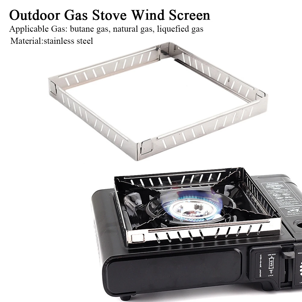 Outdoor Gas Stove Wind Screen  - Camping Cooking Windscreen 评论和价格