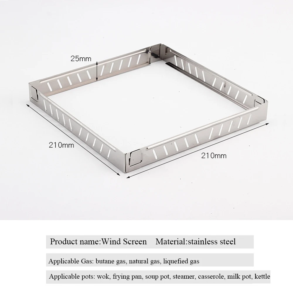 Outdoor Gas Stove Wind Screen  - Camping Cooking Windscreen 评论和价格