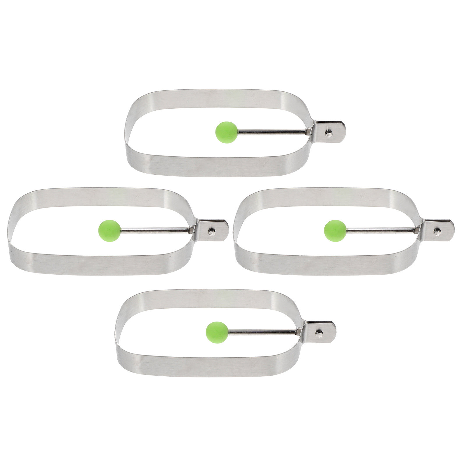 4Pcs Egg Ring Square Stainless - Camping Cooking Ring 评论和价格