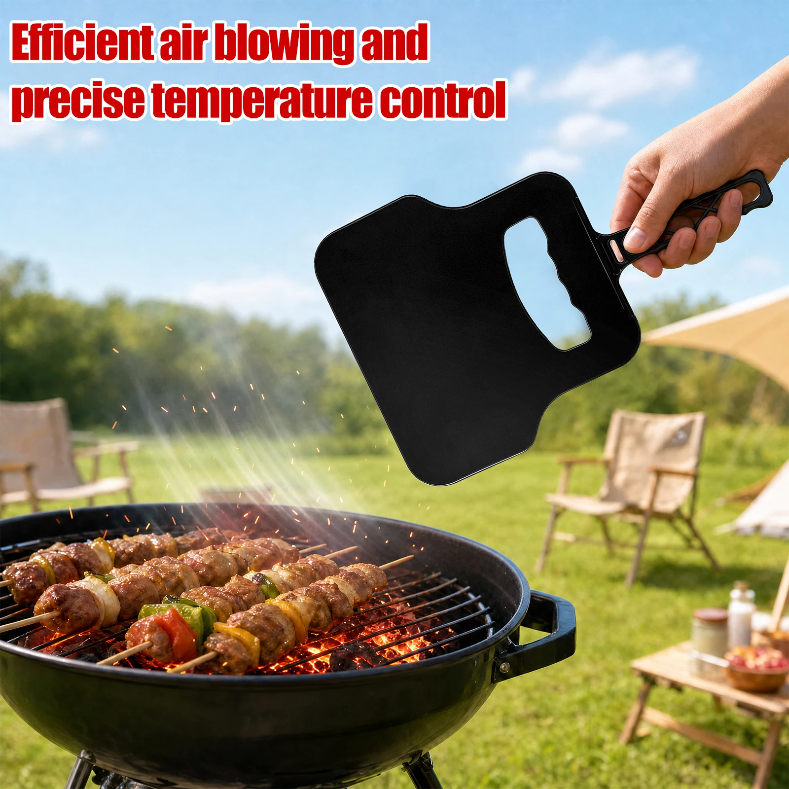 Manual Wind Maker Plastic Hand - Camping Cooking Griddle 评论和价格