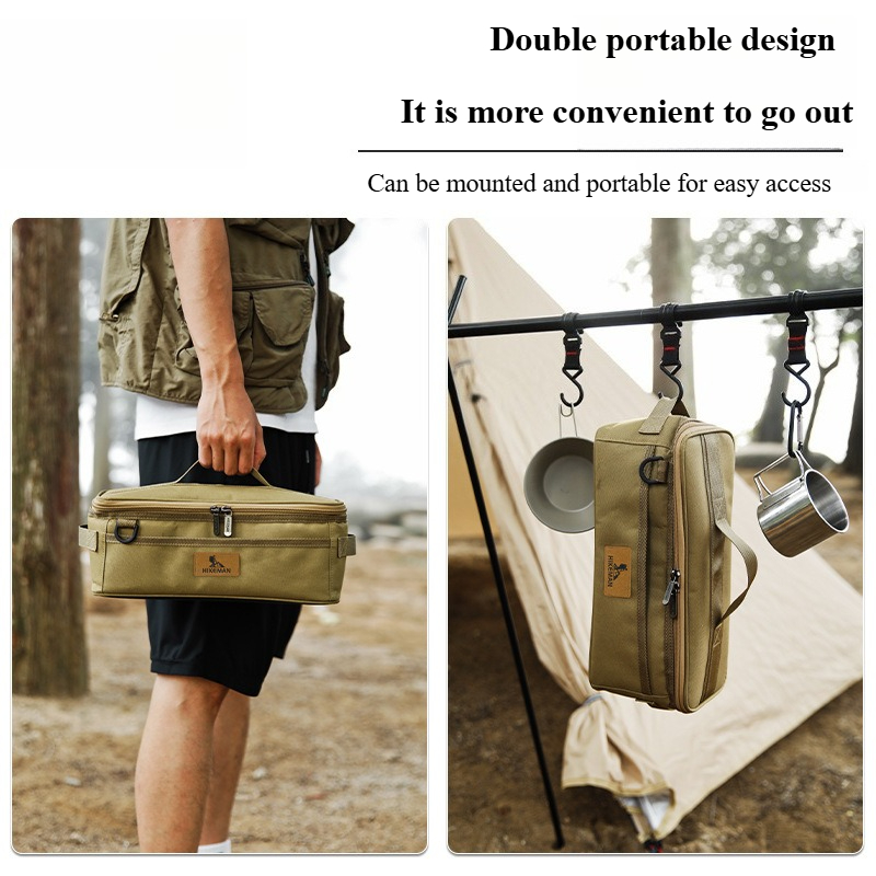 Khaki Outdoor Camping Storage  - Camping Cooking Utensil Organizer 评论和价格