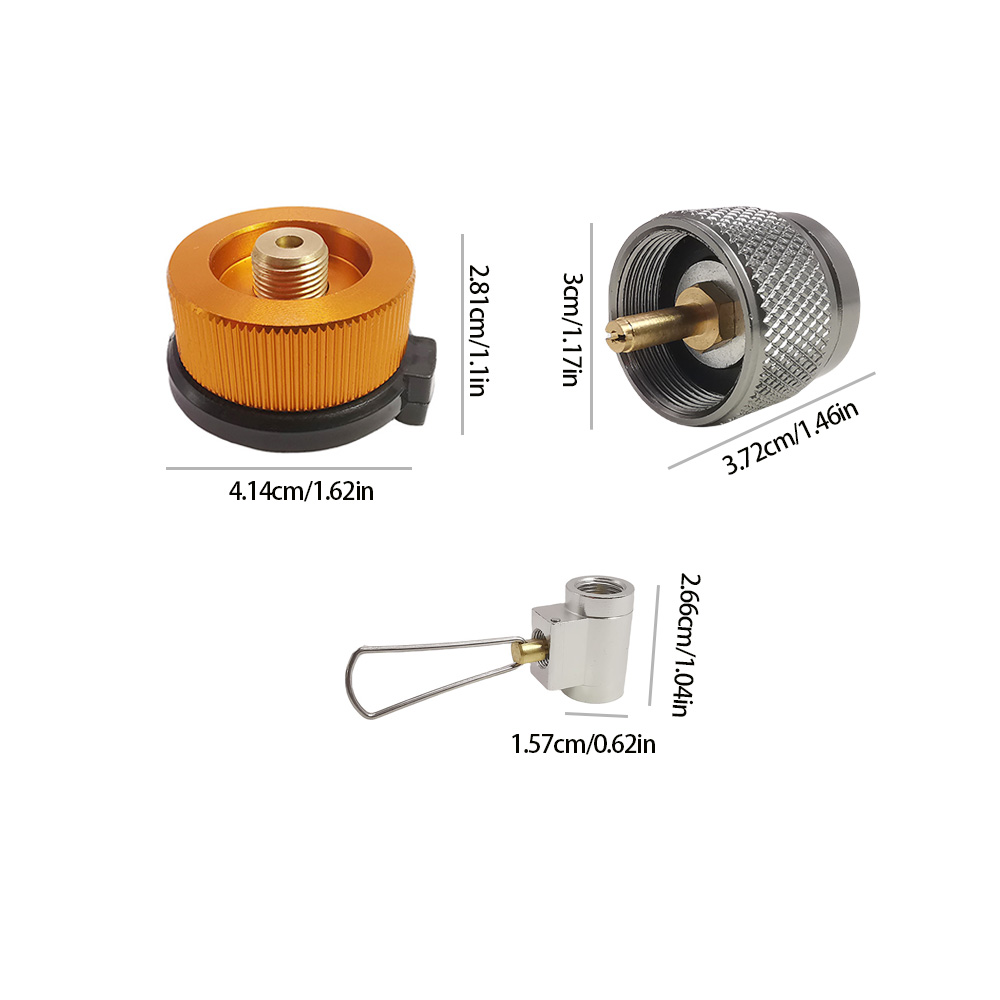 3pcs/set Camping Stove Adapter - Camping Cooking Propane 评论和价格