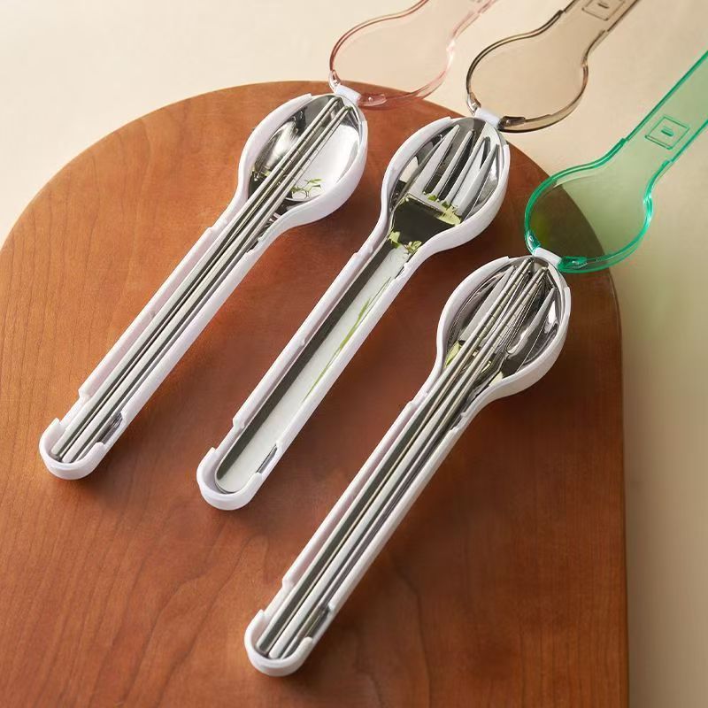 Portable Cutlery Set with Stor - Camping Cooking Knives 评论和价格