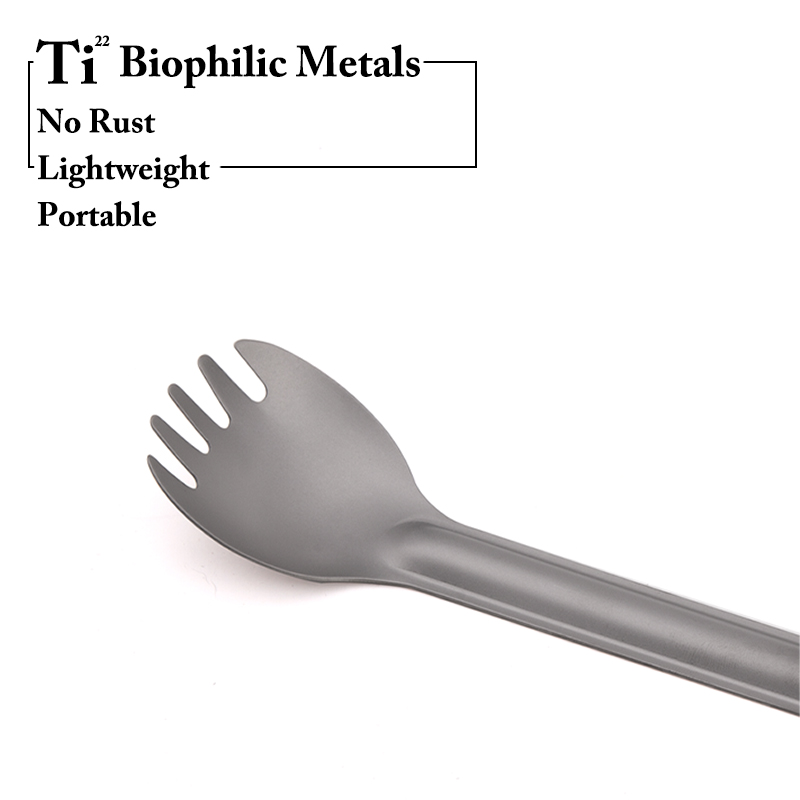 TiTo Titanium Spork Spoon Long - Camping Cooking Basket 评论和价格