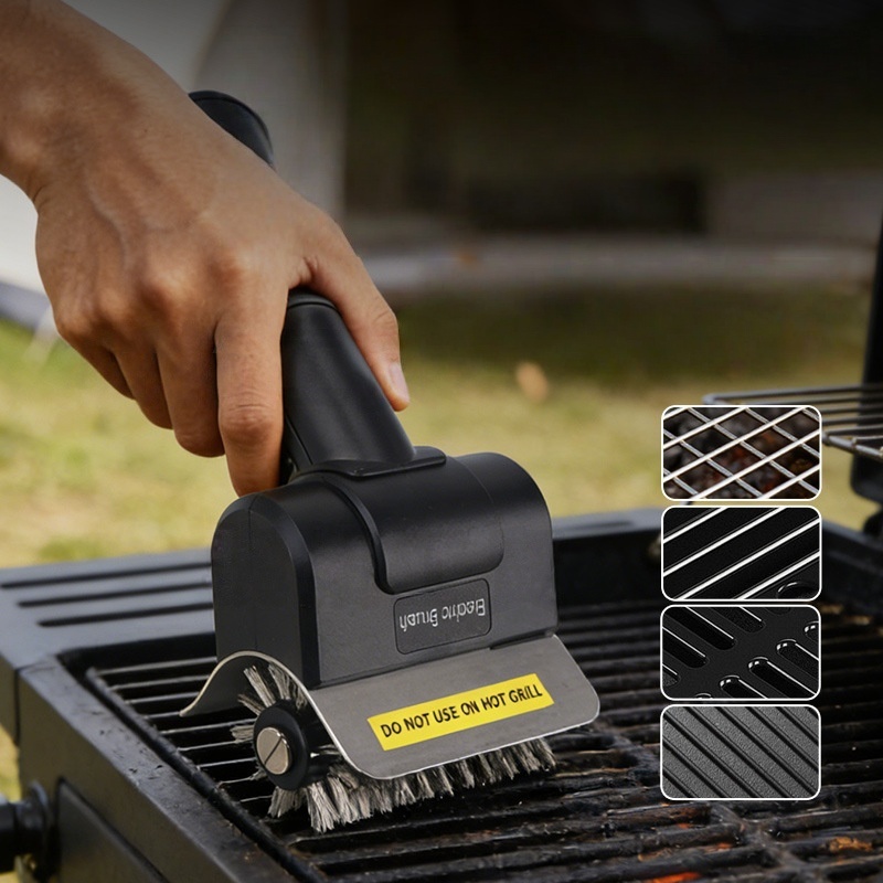 JUSTINLAU Electric Grill Brush - Camping Cooking Griddle 评论和价格