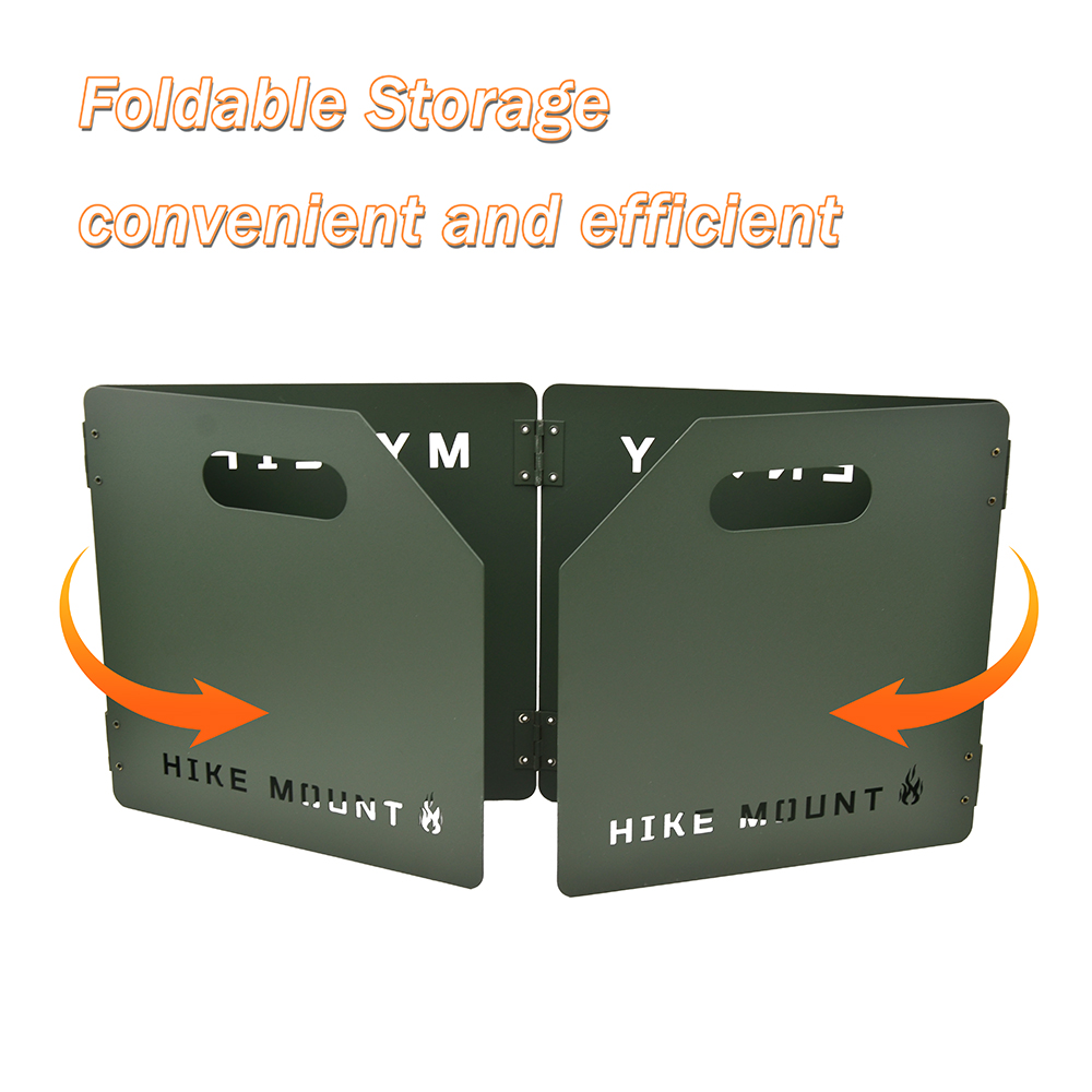 4-Section Folding Gas Stove Wi - Camping Cooking Windscreen 评论和价格