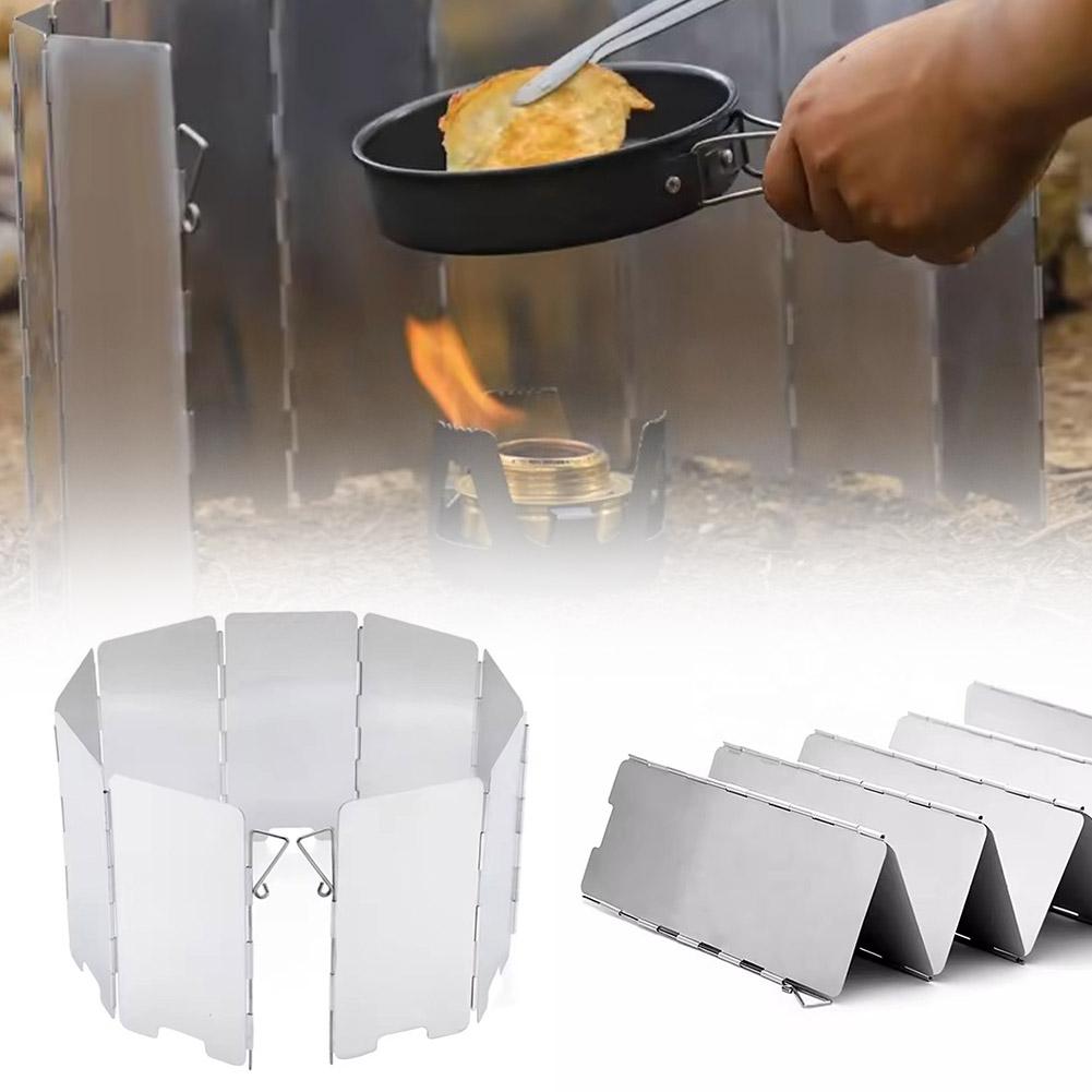 Outdoor Foldable Wind Shield C - Camping Cooking Windscreen 评论和价格