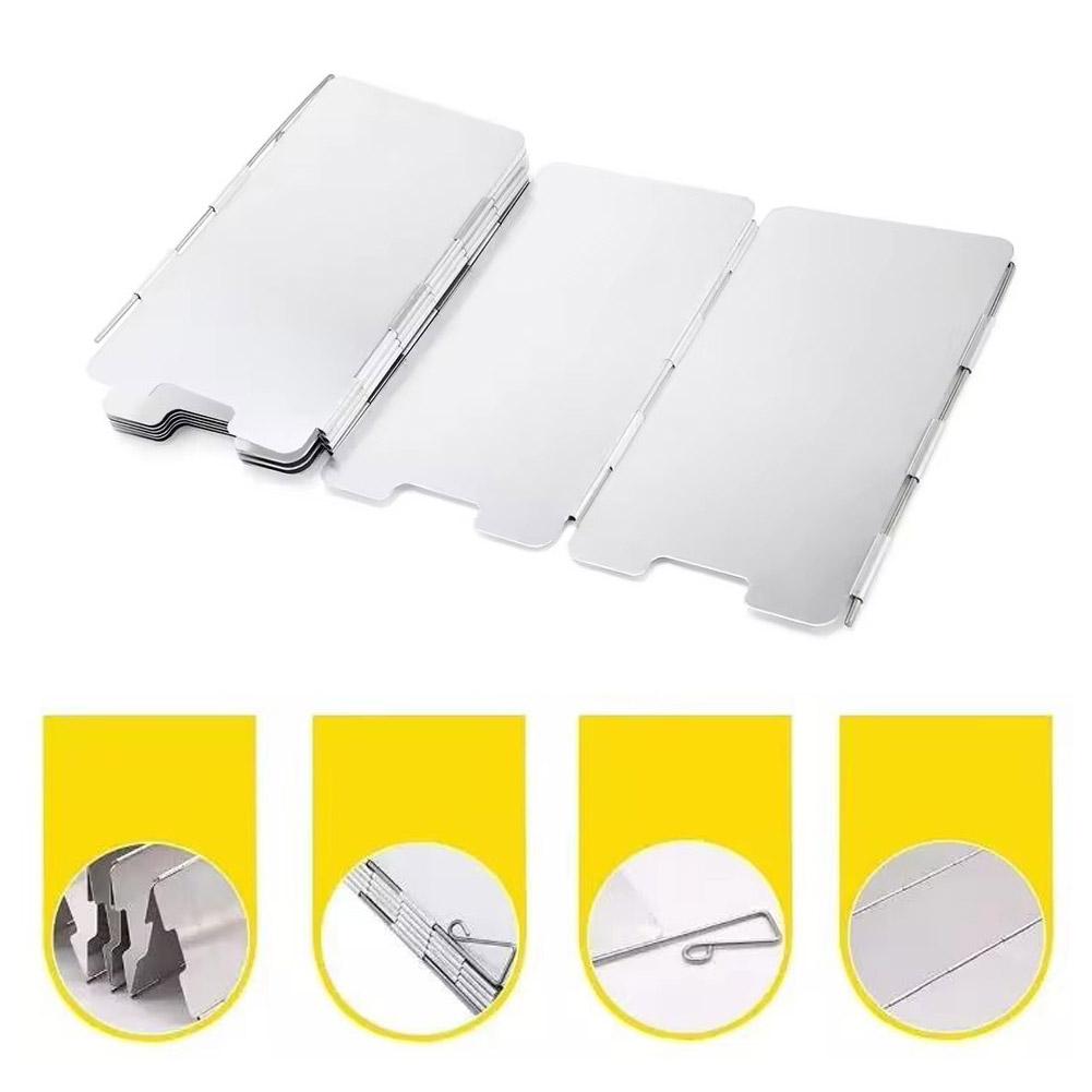 Outdoor Foldable Wind Shield C - Camping Cooking Windscreen 评论和价格