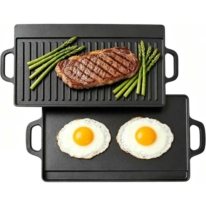 Uncoated Cast Iron Grill Plate - Camping Cooking Range 评论和价格