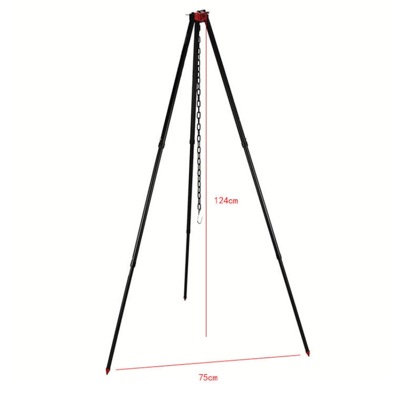 Outdoor Large Bonfire Tripod P - Camping Cooking Pot Large 评论和价格