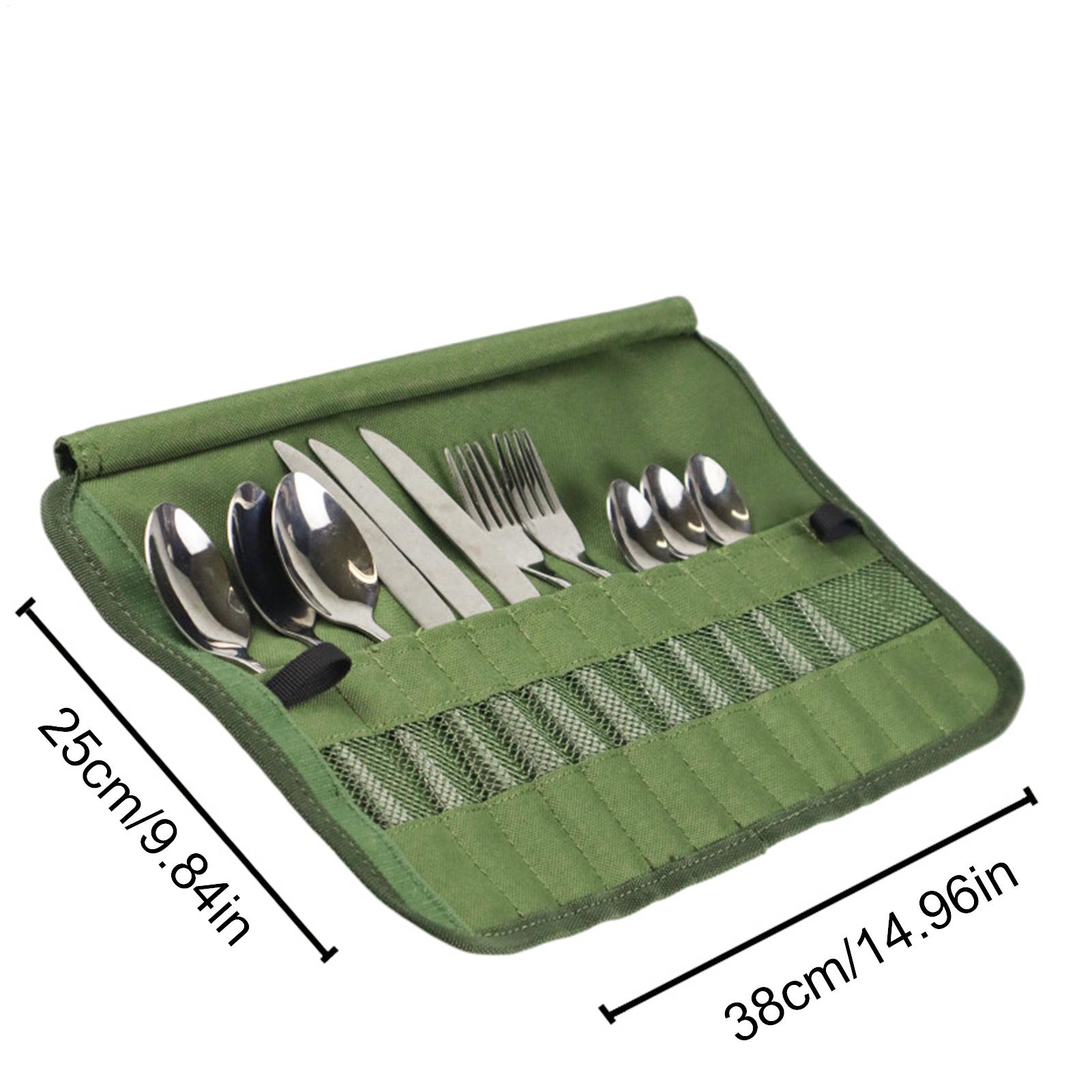1pc Cuisine Storage Bag Travel - Camping Cooking Utensil Organizer 评论和价格