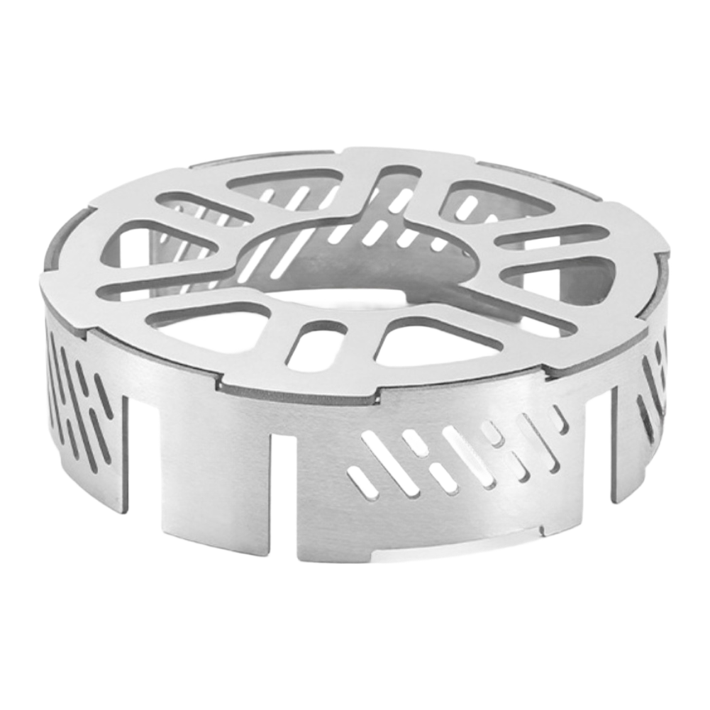Stainless Steel Wind Shield Ri - Camping Cooking Ring 评论和价格