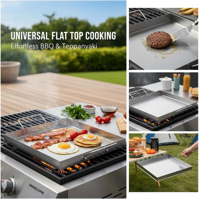 Universal Flat Top Griddle 18x - Camping Cooking Griddle 评论和价格