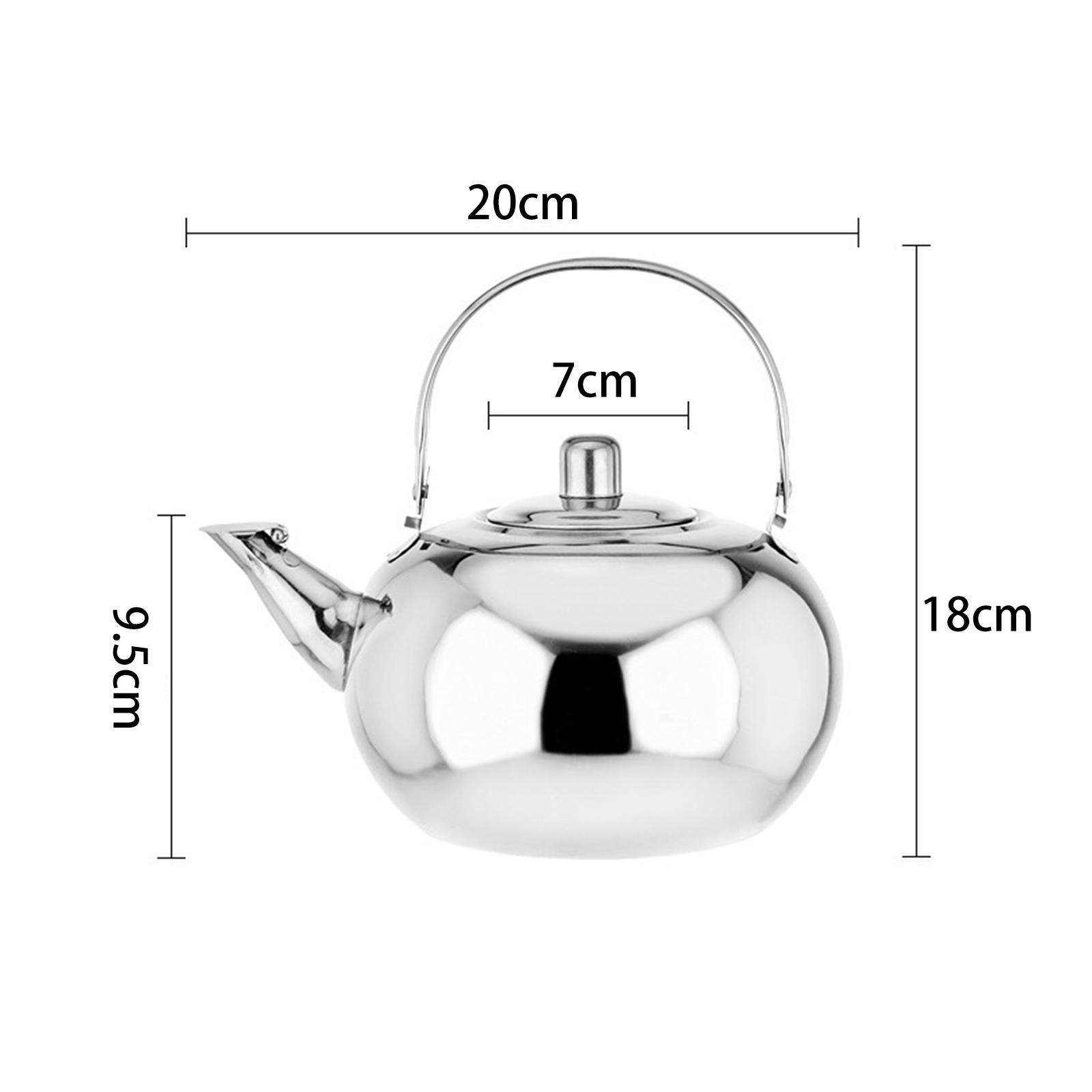 Stainless Steel Tea Pot with A - Camping Cooking Pot Large 评论和价格