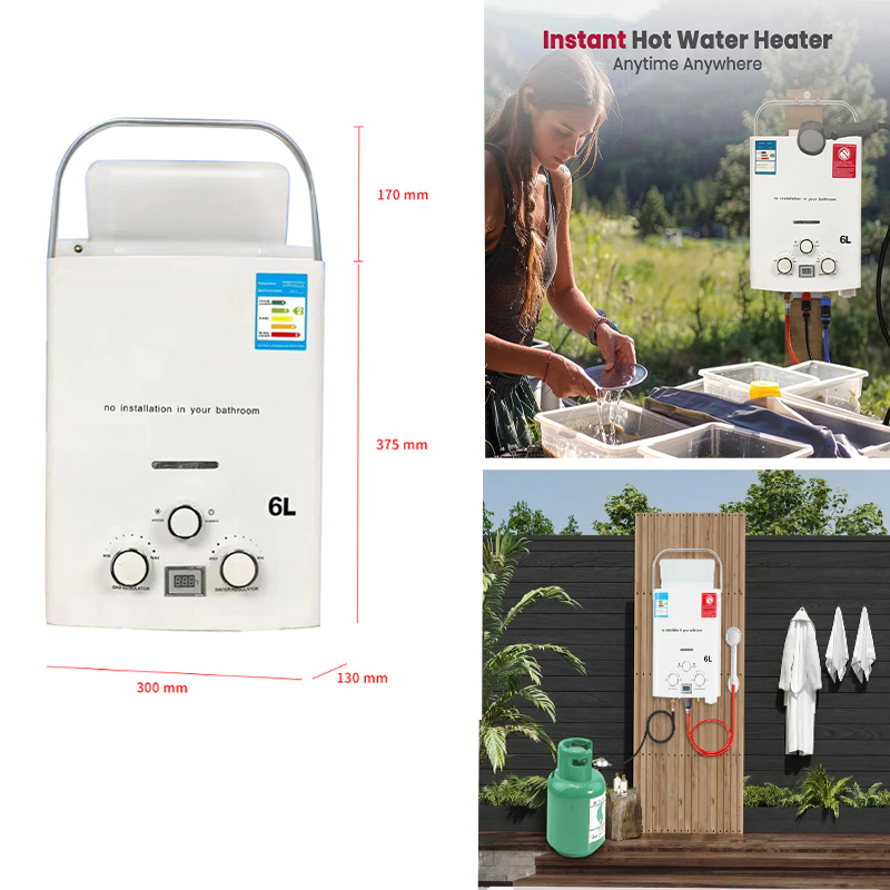 Propane Water Heater 6L Instan - Camping Cooking Propane 评论和价格
