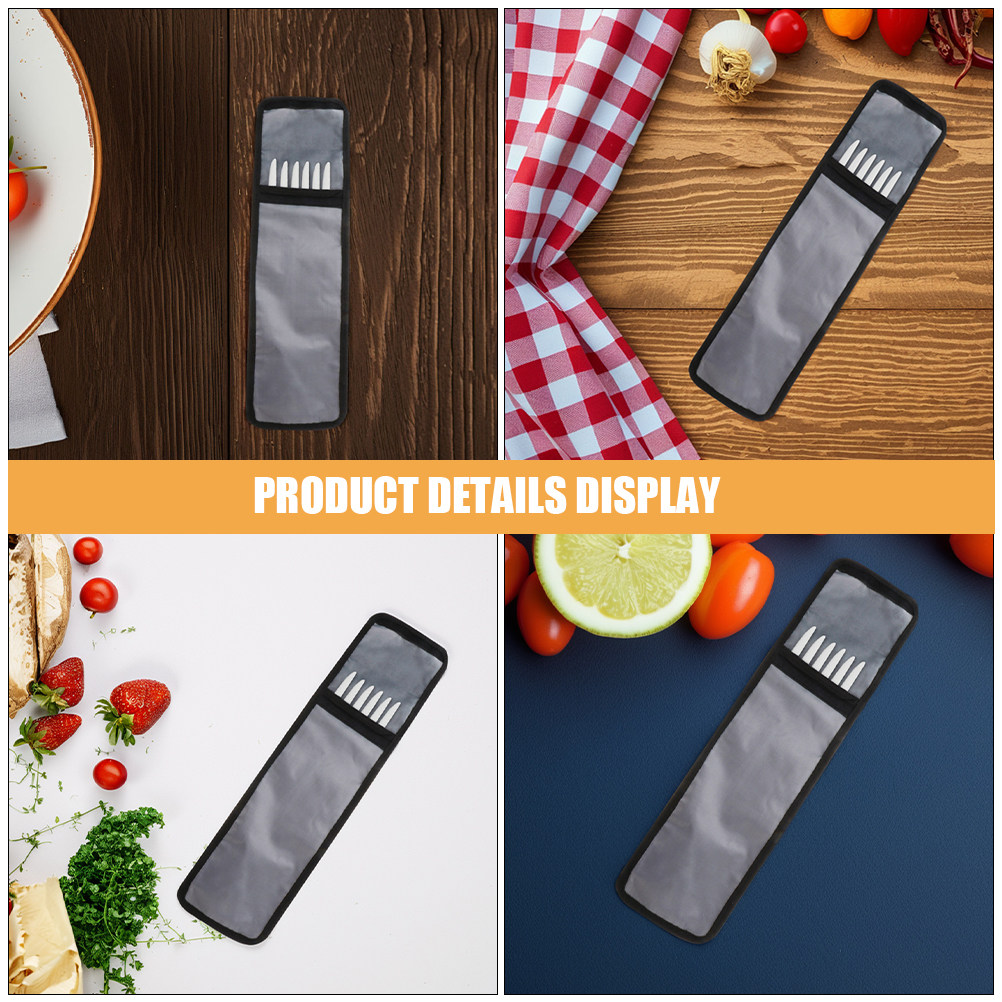 Thickened Oxford Bbq Skewer St - Camping Cooking Utensil Organizer 评论和价格