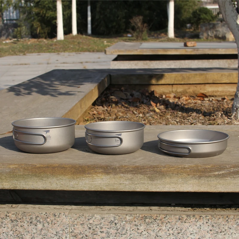 Keith 3PCS Titanium Cookware P - Camping Cooking Griddle 评论和价格