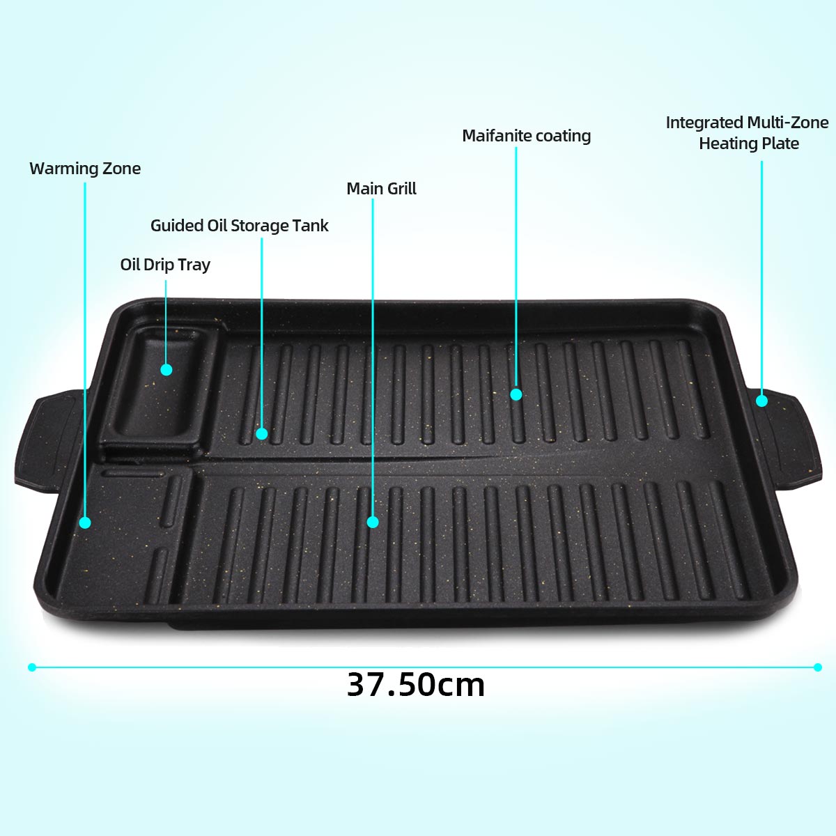 Korean Grill Meat Plate Alumin - Camping Cooking Range 评论和价格