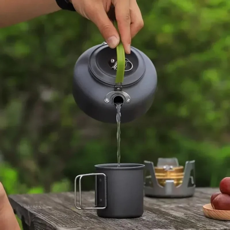 New 300ml Foldable Aluminum Al - Camping Cooking Set Lightweight 评论和价格