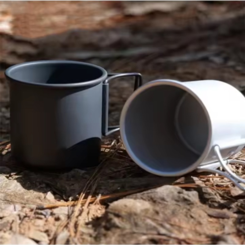 New 300ml Foldable Aluminum Al - Camping Cooking Set Lightweight 评论和价格