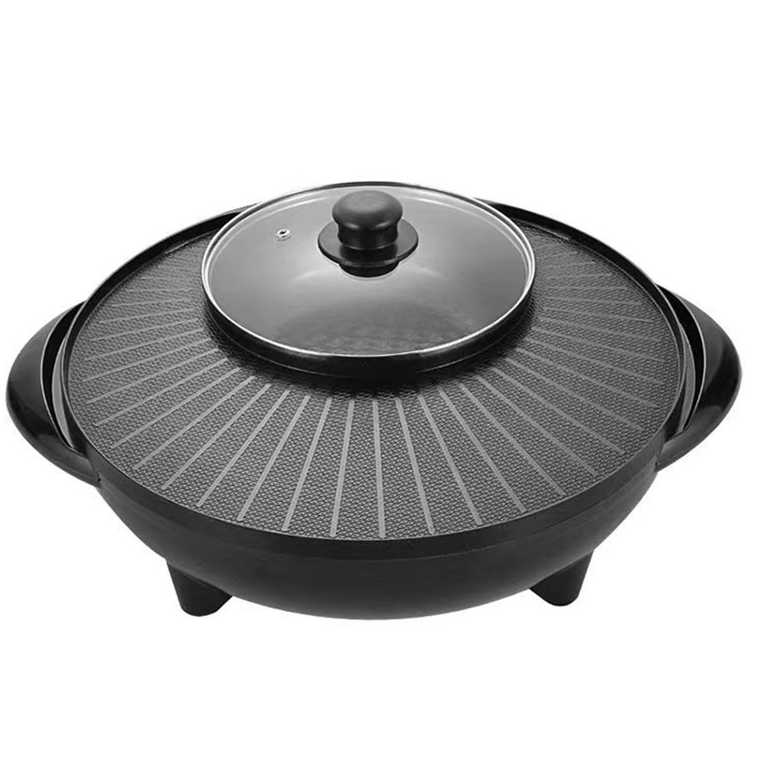 Electric Grill with Hot Pot fo - Camping Cooking Range 评论和价格