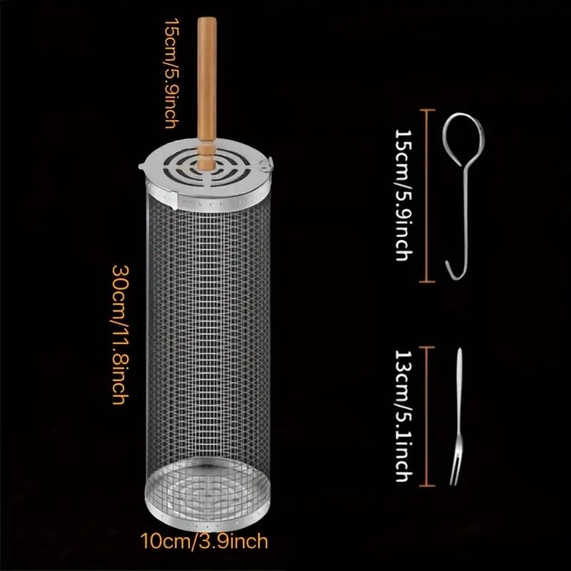 Stainless Steel BBQ Grill Bask - Camping Cooking Griddle 评论和价格