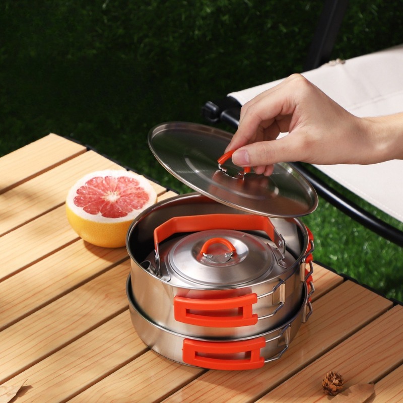 Camping Cookware Set, Lightwei - Camping Cooking Set Lightweight 评论和价格