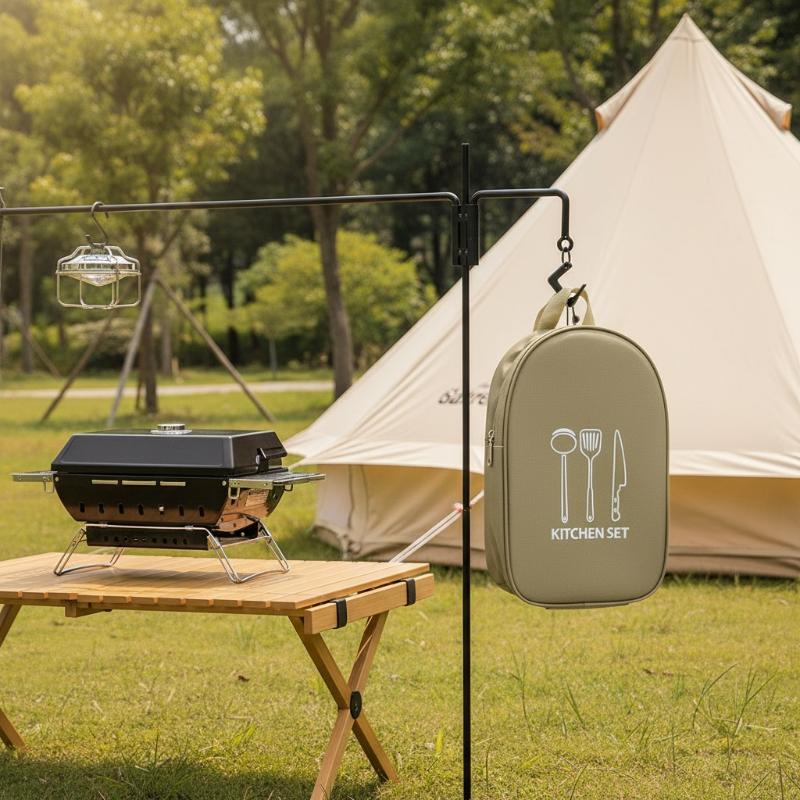 Outdoor Cooking Bag Camping St - Camping Cooking Utensil Organizer 评论和价格