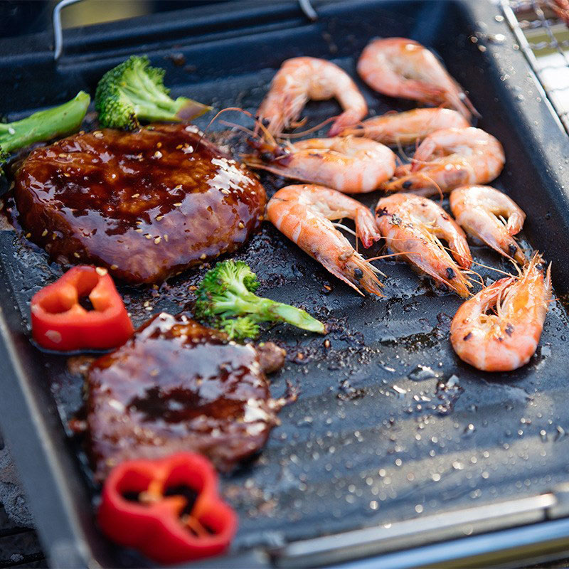 Outdoors Thick Square Grill Pa - Camping Cooking Griddle 评论和价格