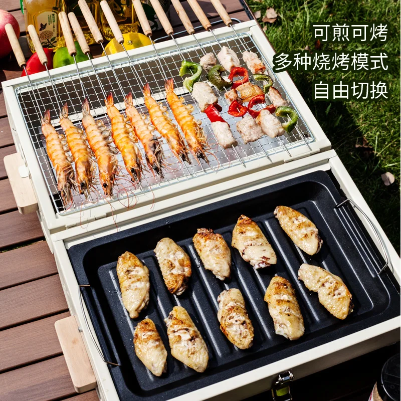Barbecue Oven Household Grill  - Camping Cooking Griddle 评论和价格