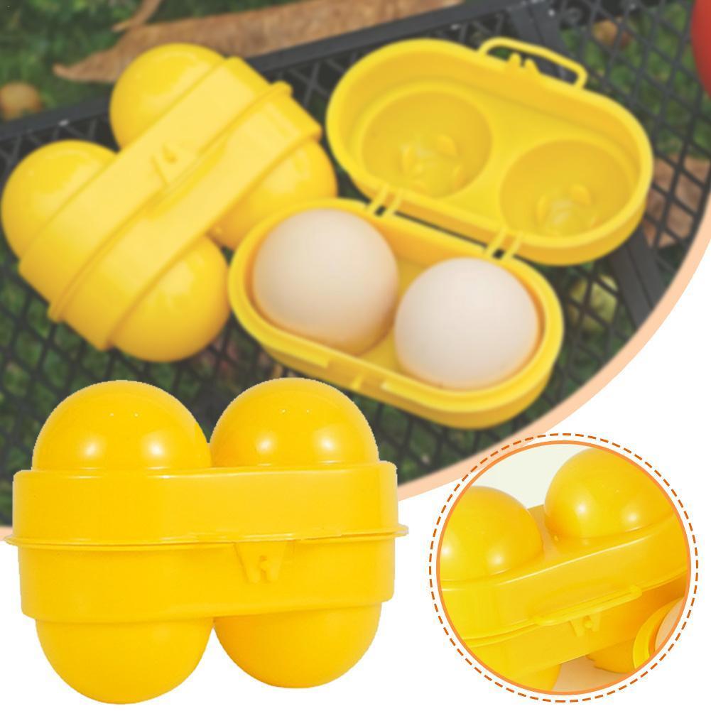 2 Grid Egg Storage Box Contain - Camping Cooking Range 评论和价格