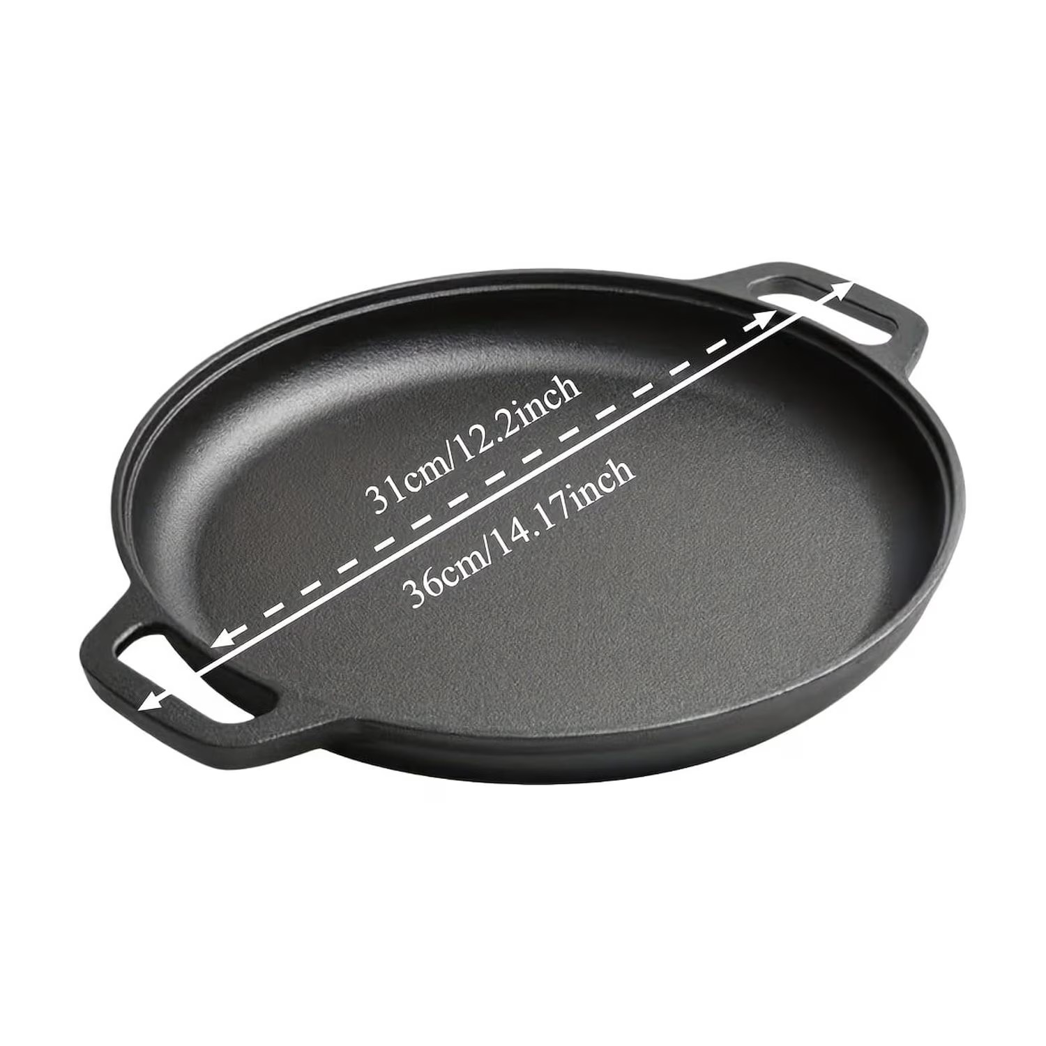 Pre-Seasoned Cast Iron Skillet - Camping Cooking Range 评论和价格