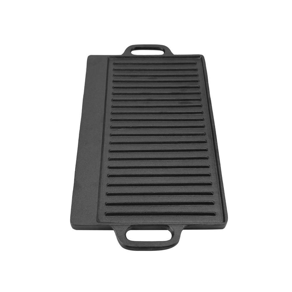 Double Sided Cast Iron Griddle - Camping Cooking Range 评论和价格