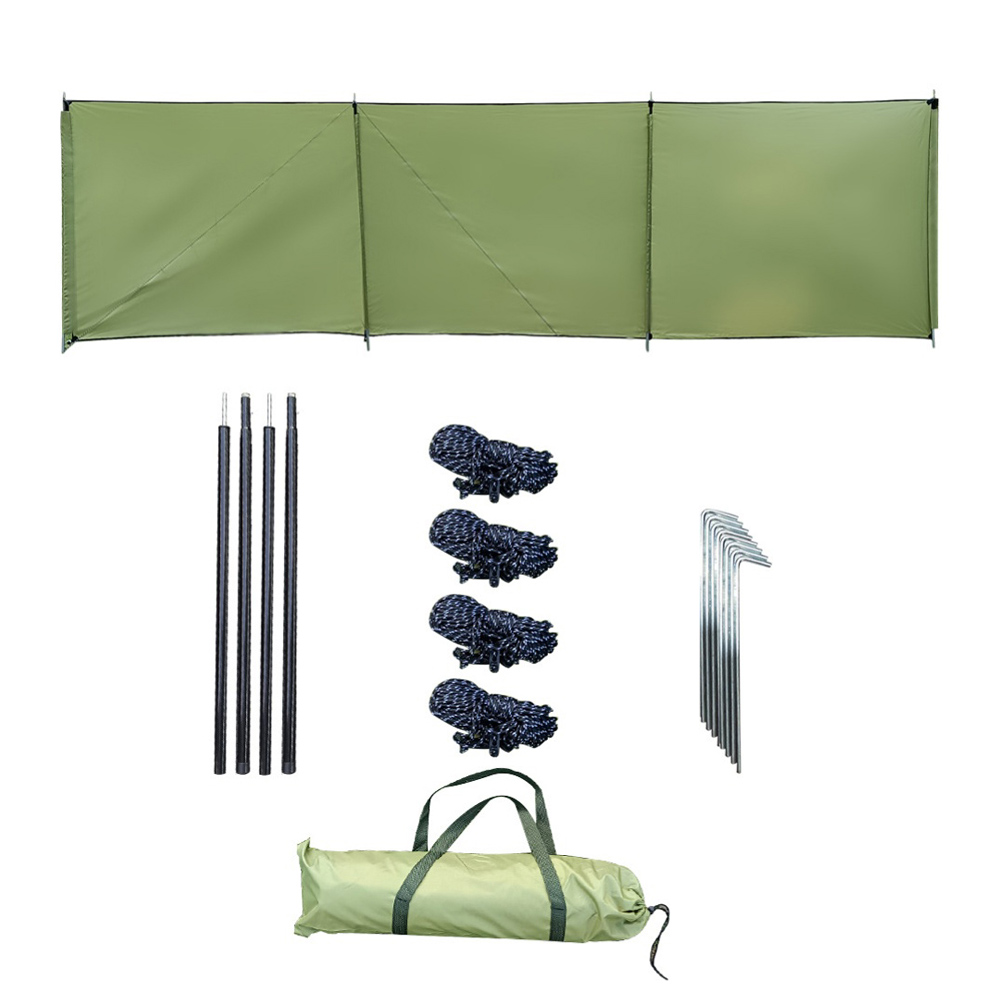 Extra-Large Oxford Cloth Campi - Camping Cooking Windscreen 评论和价格