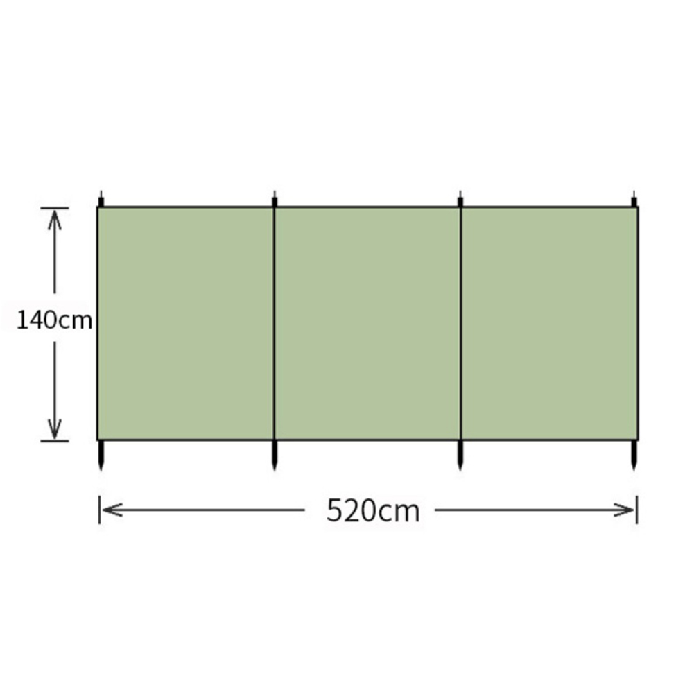 Extra-Large Oxford Cloth Campi - Camping Cooking Windscreen 评论和价格