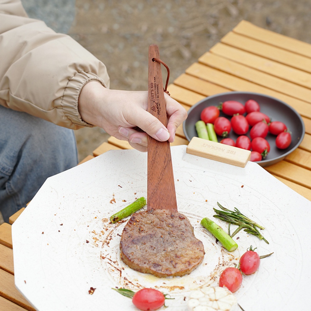 Outdoor Camping Wooden Spatula - Camping Cooking Windscreen 评论和价格