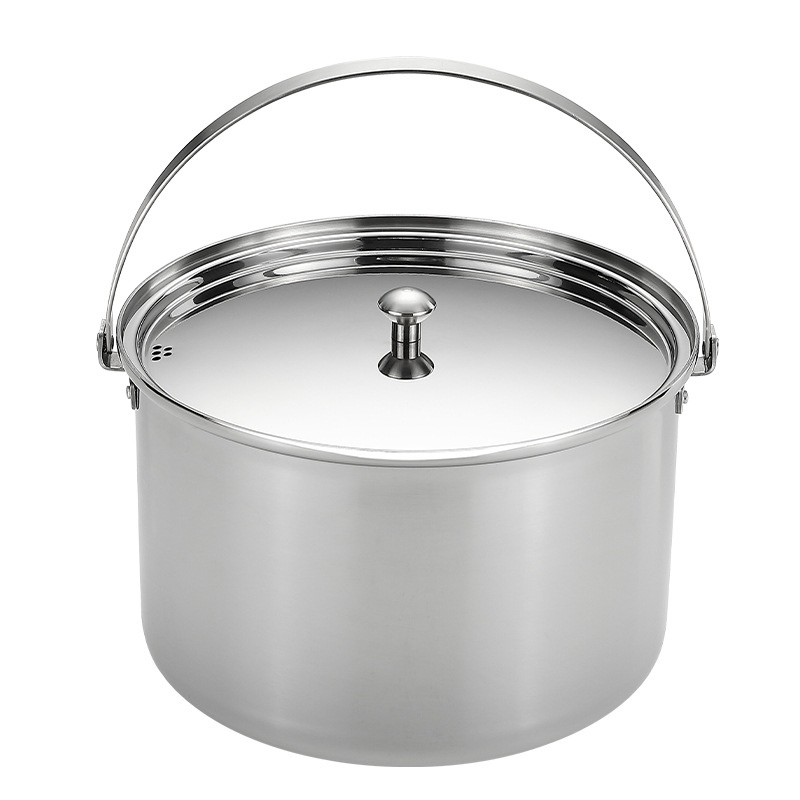 CAMPINGMOON CC-24 stainless st - Camping Cooking Pot Large 评论和价格