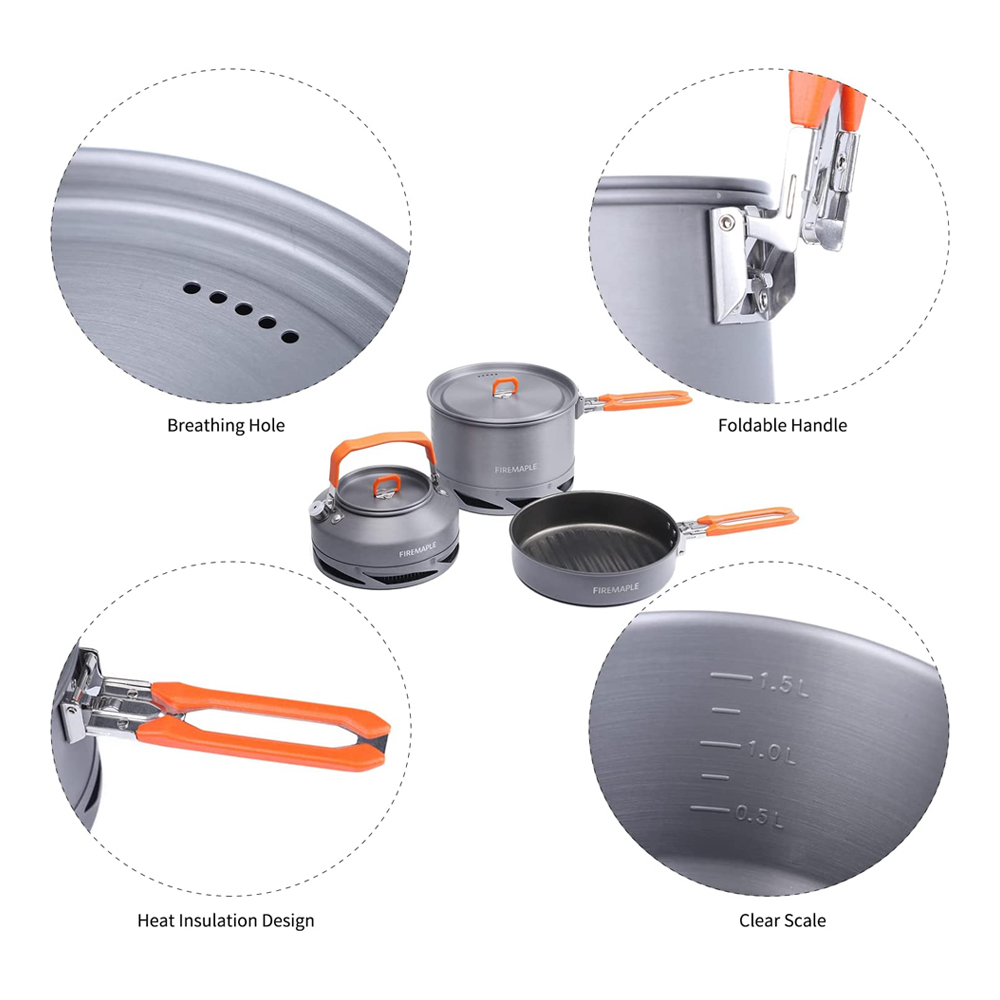 Fire Maple Camping Cookware Ut - Camping Cooking Meals 评论和价格