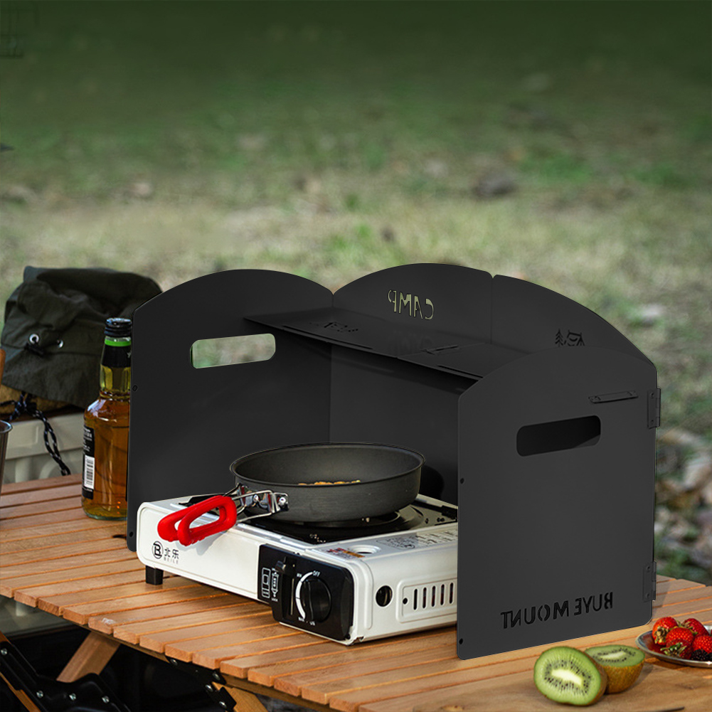 Foldable Camping Gas Stove Win - Camping Cooking Windscreen 评论和价格
