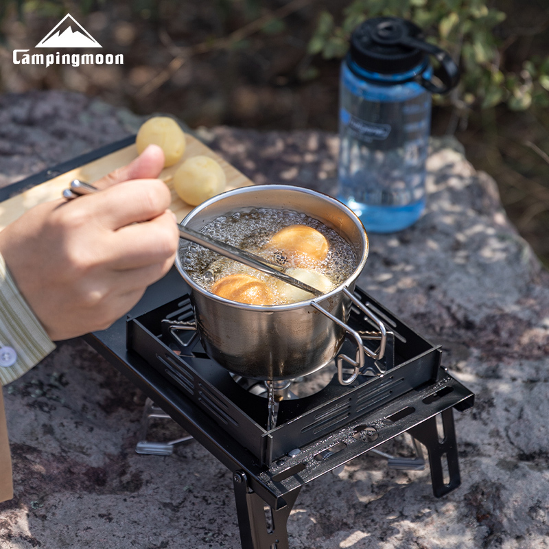 CAMPINGMOON 600ml Stainless St - Camping Cooking Meals 评论和价格