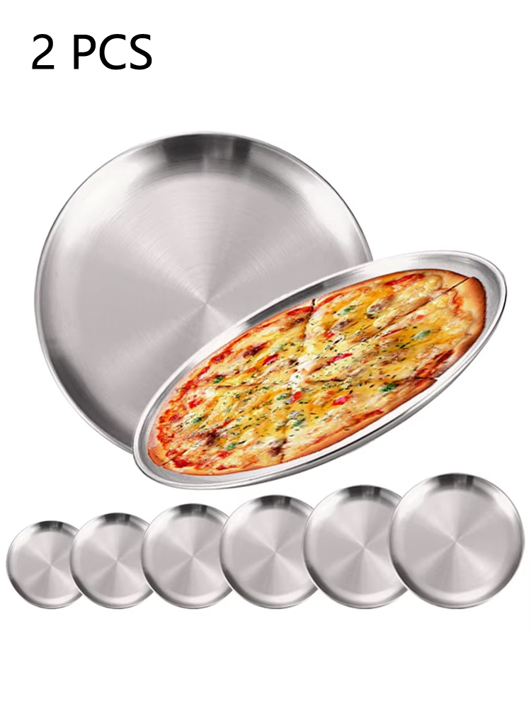 2Pcs Stainless Steels Round Si - Camping Cooking Meals 评论和价格